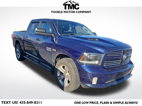2015 RAM 1500 Sport + Moonroof + Heated Front & Rear Seats & Steering