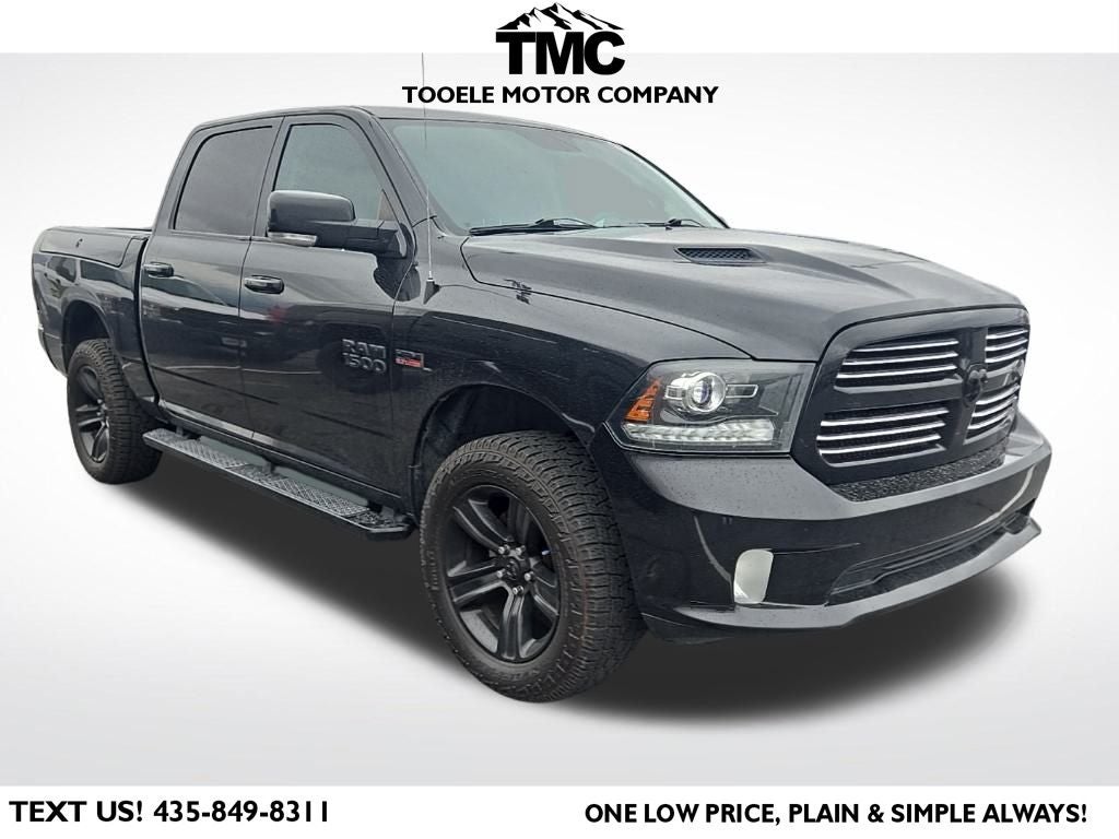 2016 RAM 1500 Sport + Heated Front Seats + Heated Steering Wheel