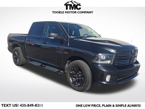 2016 RAM 1500 Sport + Heated Front Seats + Heated Steering Wheel