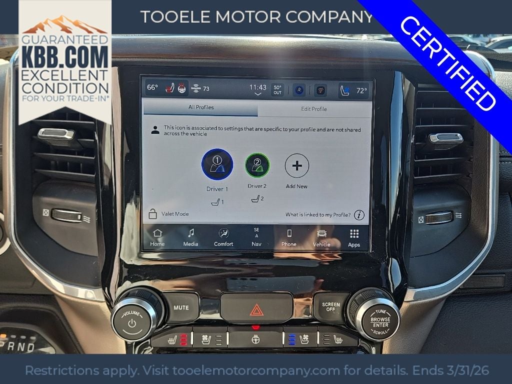 2022 RAM 1500 Laramie Chrome Appearance Group