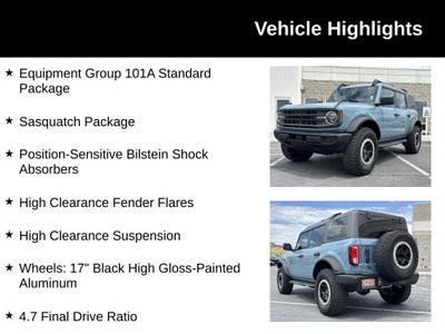 2023 Ford Bronco Base Advanced Sasquatch