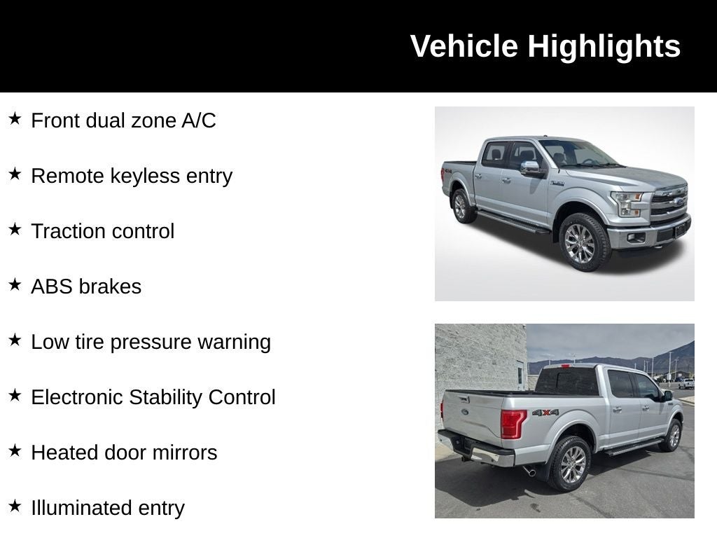 2015 Ford F-150 Lariat