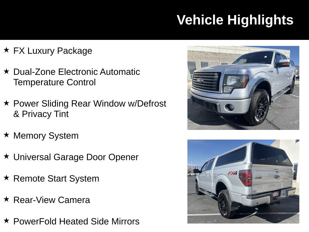 2012 Ford F-150 FX4 Luxury