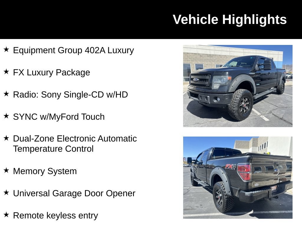 2013 Ford F-150 FX4 Luxury