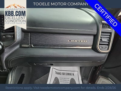 2021 RAM 2500 Limited Night Edition + Lvl 1 Equipment Group